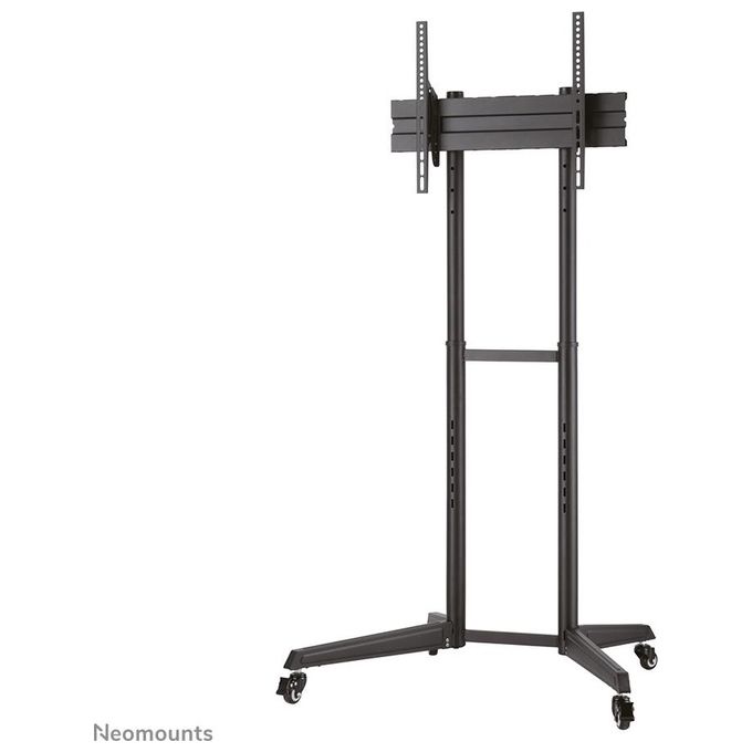 Neomounts FL50-540BL1 Carrello TV Supporto a Pavimento Portatile per Schermi 37-70 Pollici con Regolazione Altezza Manuale e Inclinazione colore Nero