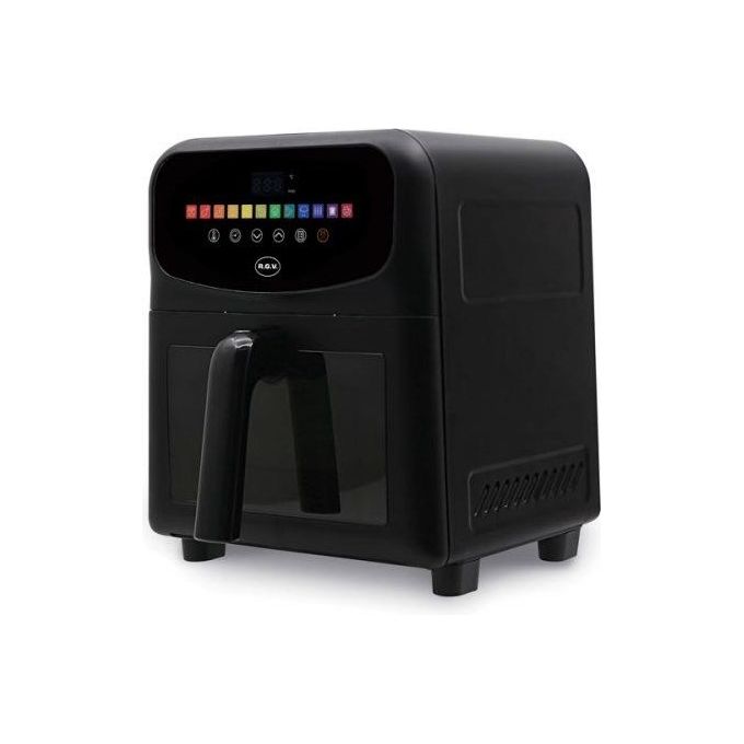 RGV FRY TYPE 6 AIR WINDOWS Friggitrice ad aria 6 L 1700 W 12 programmi Display Touch colore Nero