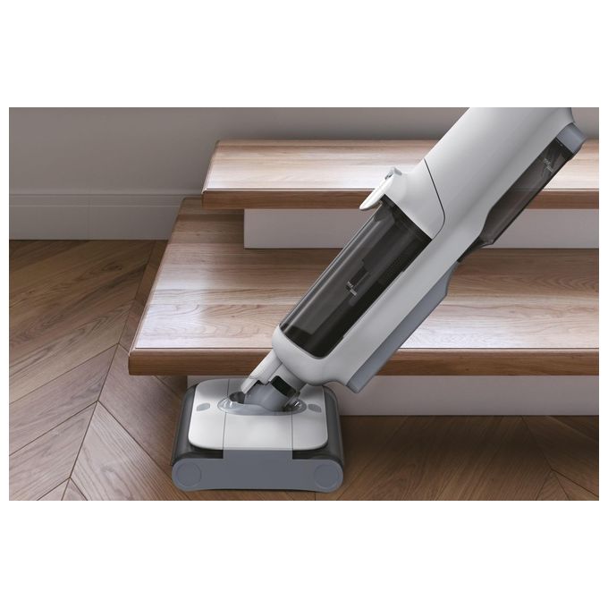 Hoover HW500 011 HW5 Aspirapolvere Lavapavimenti Senza Fili 2in1 220W 30 min Autopulizia 84 dB colore Bianco Grigio