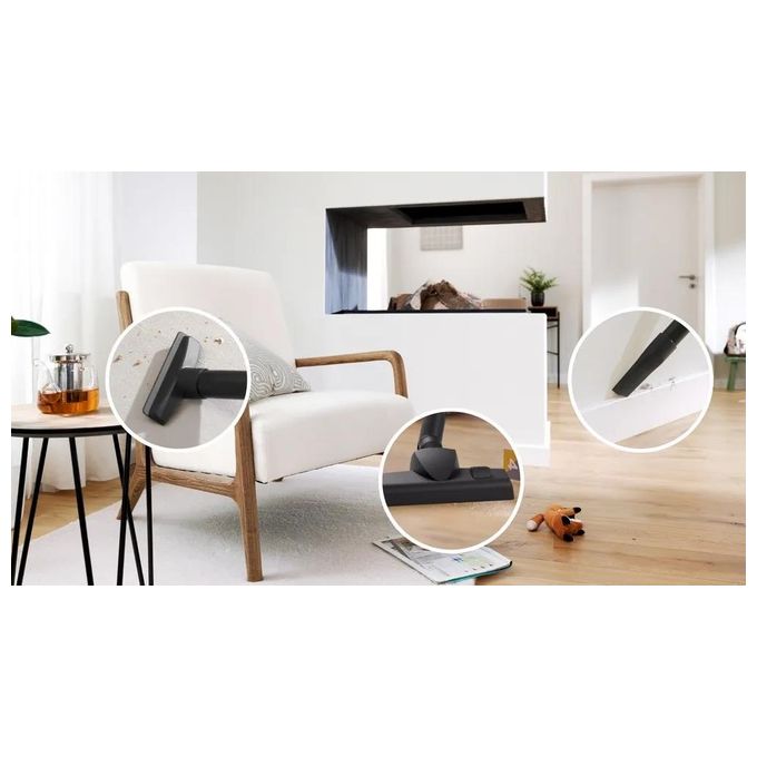 Bosch BGB41BA1 Serie 4 Aspirapolvere a Traino con Sacchetto 4 L 600 W 75 dB colore Nero