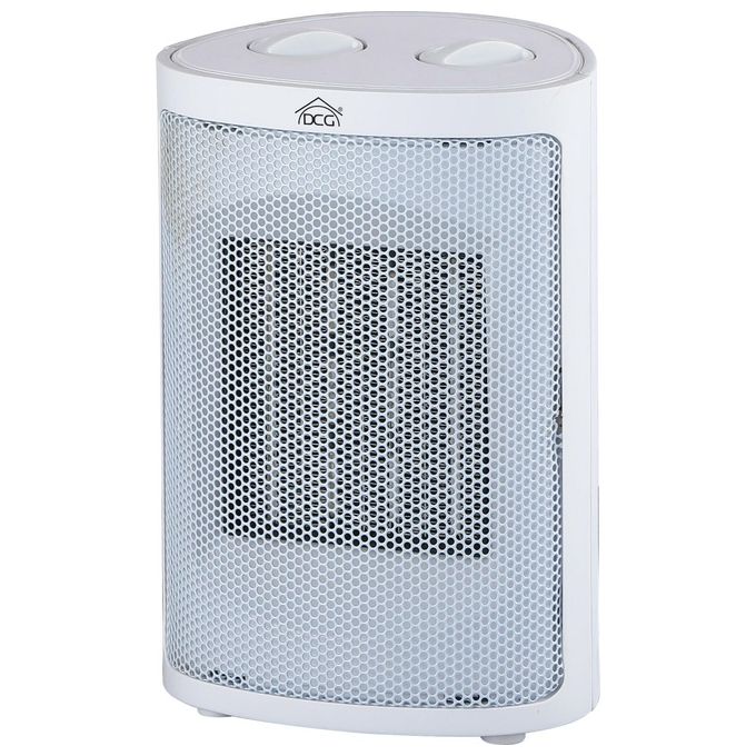 DCG Termoventilatore Ceramico 750-1500W 3 Gradi di Calore Termostato Regolabile