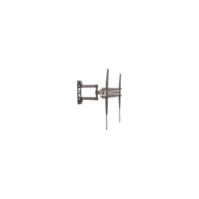 NuovaVideosuono N114 Supporto TV a Parete per Schermi fino a 70'' Inclinabile e Orientabile con Distanza Regolabile da 8 4 a 44 3 cm colore Nero