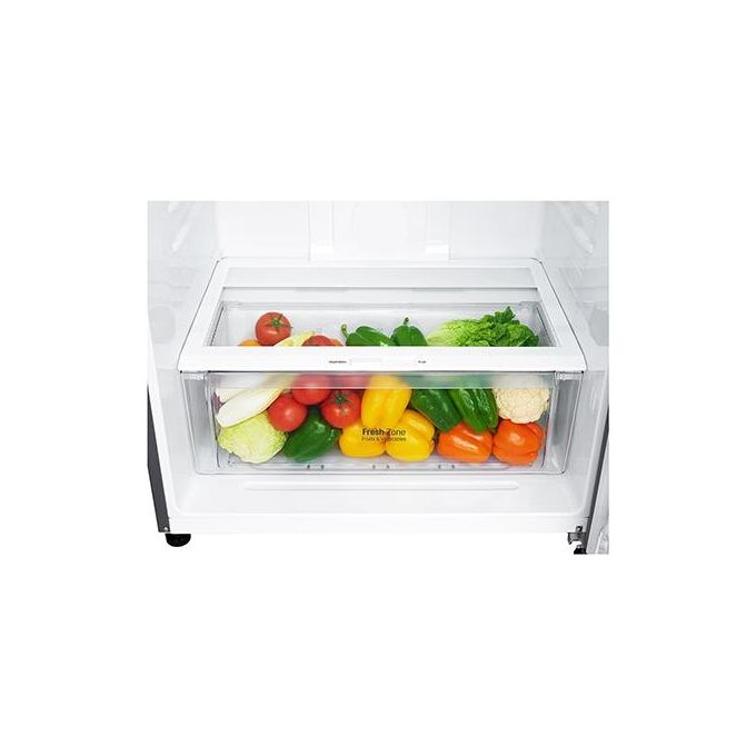LG GTF744PZPED Frigorifero Doppia Porta 509 L 180 cm Classe E 43 dB No Frost Wi-Fi Dispenser Acqua Cassetto Zero Gradi colore Inox