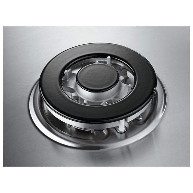 Electrolux EGS6434X Serie 300 Piano Cottura a Gas 4 Zone Bruciatore Tripla Corona 60 cm Acciaio Inox