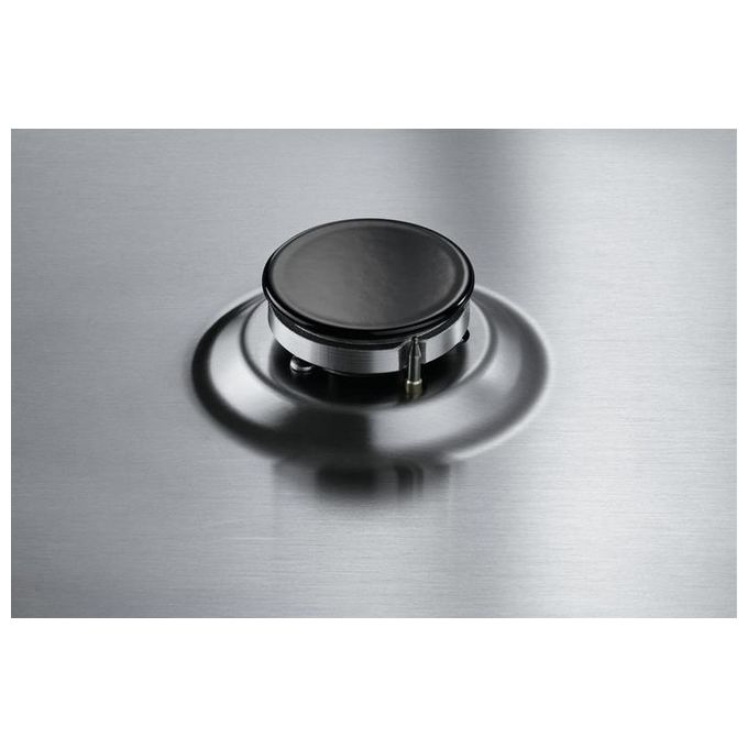 Electrolux EGS7534X Serie 300 Piano Cottura a Gas 5 Zone Bruciatore Tripla Corona 75 cm Acciaio Inox