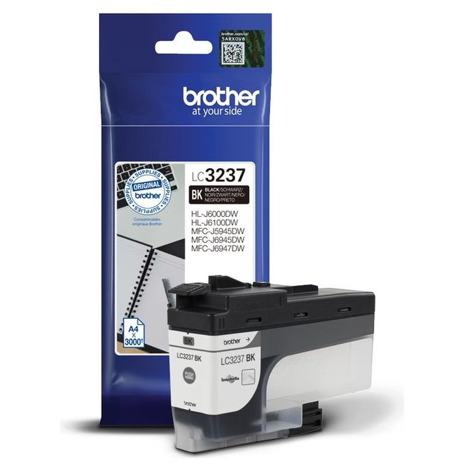 Brother LC-3237BK Cartuccia Originale Standard Nero