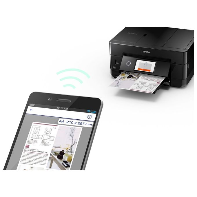 Epson Stampante Multifunzione Inkjet Expression Premium Xp-7100 Risoluzione 5760 x 1440 DPI A4 Nera