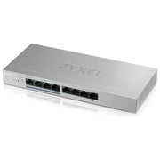 Zyxel GS1200-8HPV2-EU0101F GS1200 Switch Gestito 8 Porte Gigabit 4 PoE+ 60W VLAN QoS senza ventole colore Grigio