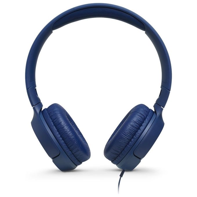 JBL Tune 500 Cuffia a Padiglione Stereofonico con Microfono Blu
