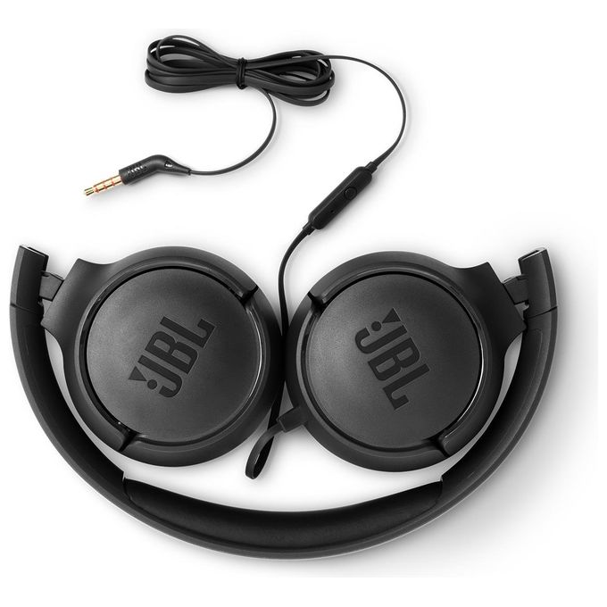 Jbl Tune 500 Cuffia a Padiglione Stereofonico con Microfono Nero