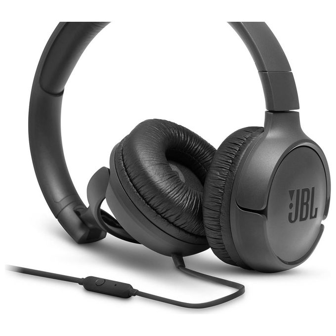 Jbl Tune 500 Cuffia a Padiglione Stereofonico con Microfono Nero