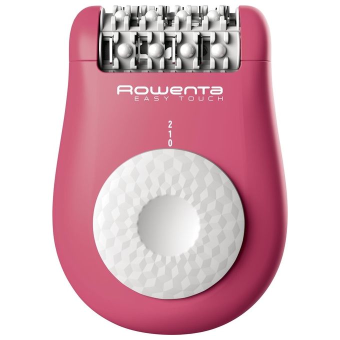 Rowenta EP1110 Easy Touch Epilatore Elettrico 24 Pinzette 2 Velocita' Sistema Massaggio colore Rosa