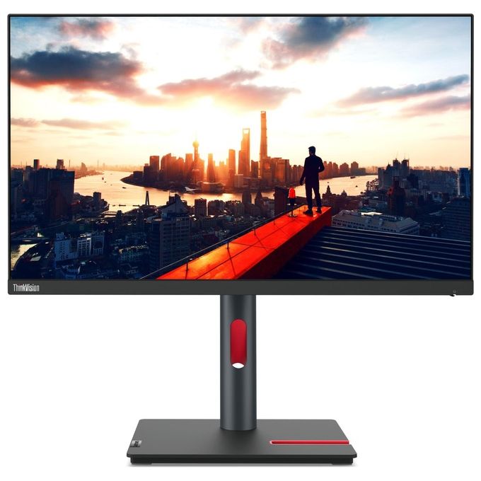 Lenovo 63B3GAT6EU ThinkVision P24h-30 Monitor PC 23.8'' Quad HD IPS LED 2560x1440 USB-C 100W Hub USB colore Nero