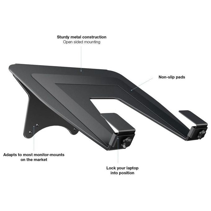 Multibrackets 7350022737525 Supporto per Laptop Compatibile VESA 100x100 mm Adatto per Braccio da Tavolo M VESA Gas Lift Arm colore Nero