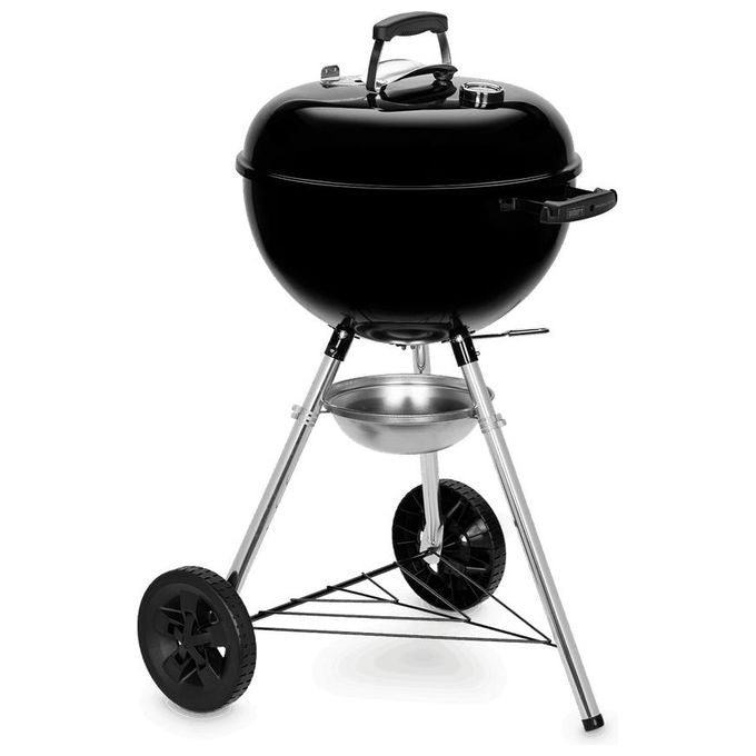Weber E-4710 Barbecue a Carbone Original Kettle con Carrello Nero-Argento