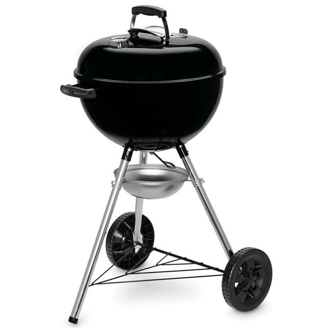 Weber E-4710 Barbecue a Carbone Original Kettle con Carrello Nero-Argento