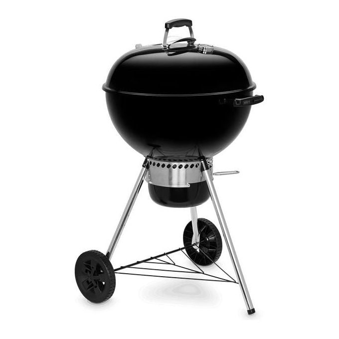 Weber 14201004 Original Kettle Barbecue a Carbone 57 cm griglia cromata termometro sistema One-Touch colore Nero