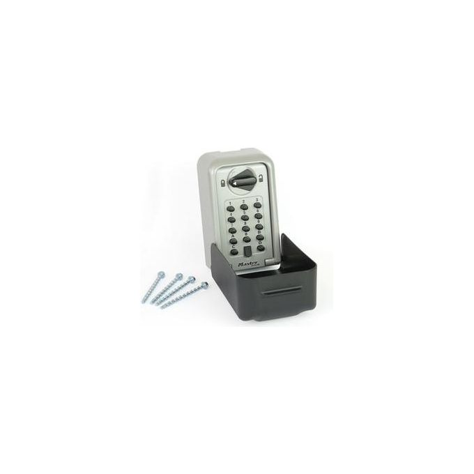 Master Lock 5426EURD Cassetta Portachiavi Certificata con Combinazione Programmabile 16000 Codici Possibili Materiale in Zinco Resistente agli Agenti Atmosferici colore Nero