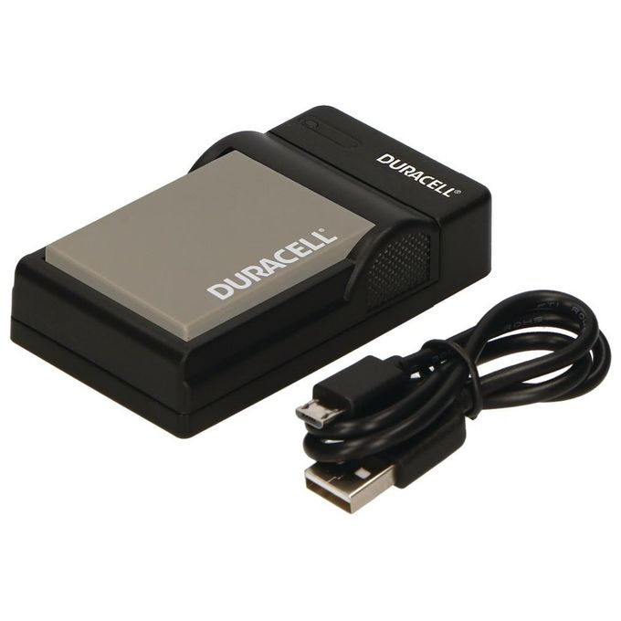 Duracell Caricabatterie con Cavo Usb per DR9964-Olympus BLS-5