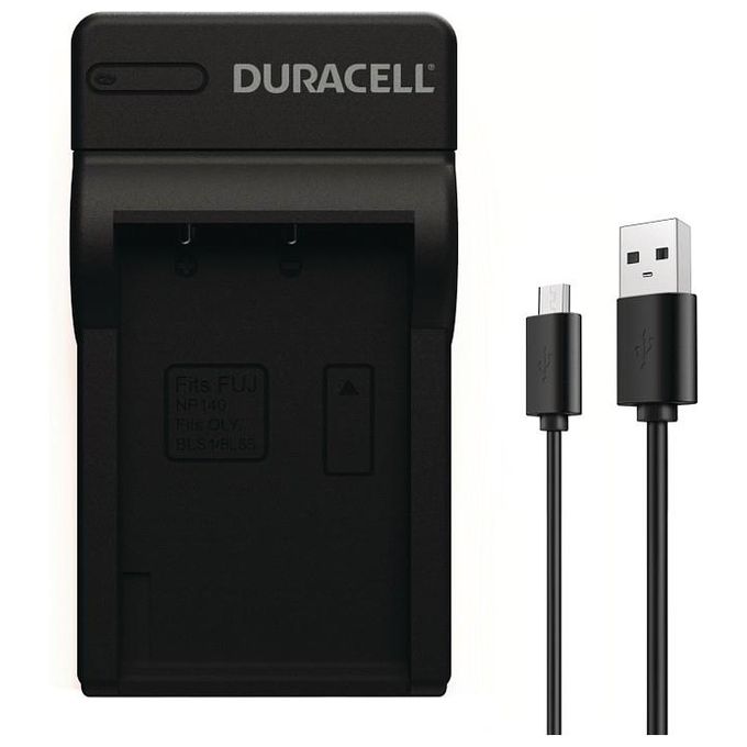Duracell Caricabatterie con Cavo Usb per DR9964-Olympus BLS-5