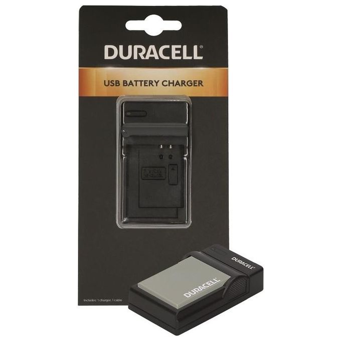 Duracell Caricabatterie con Cavo Usb per DR9964-Olympus BLS-5