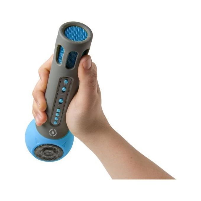 Celly Microfono Karaoke Festival Blu Bluetooth