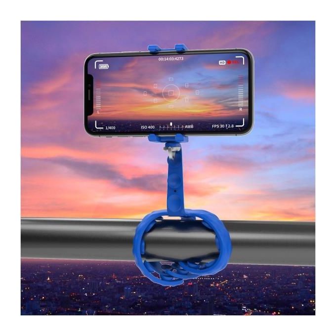 Celly Squiddy Supporto Flessibile per Smartphone Universale Blu