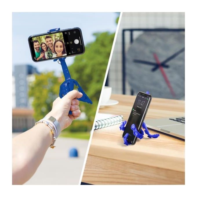 Celly Squiddy Supporto Flessibile per Smartphone Universale Blu