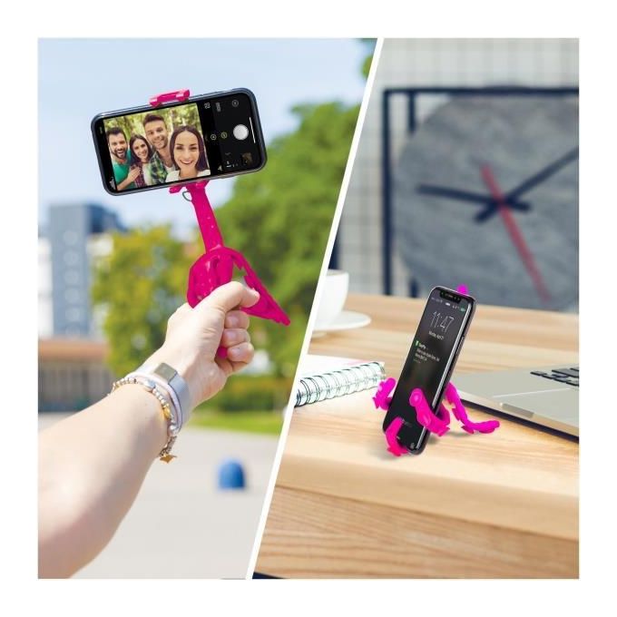 Celly Flexible Mini Treppiedi Rosa