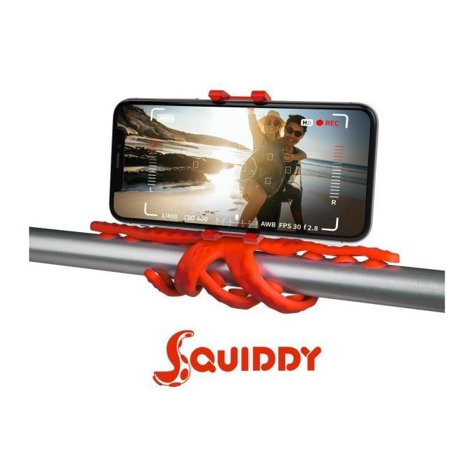 Celly Squiddy Supporto Flessibile per Smartphone Universale Rosso