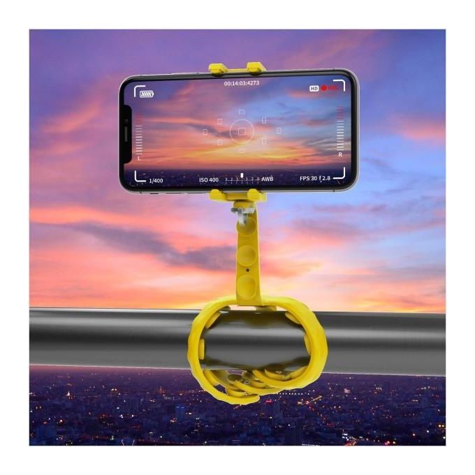 Celly Flexible Mini Treppiedi Giallo