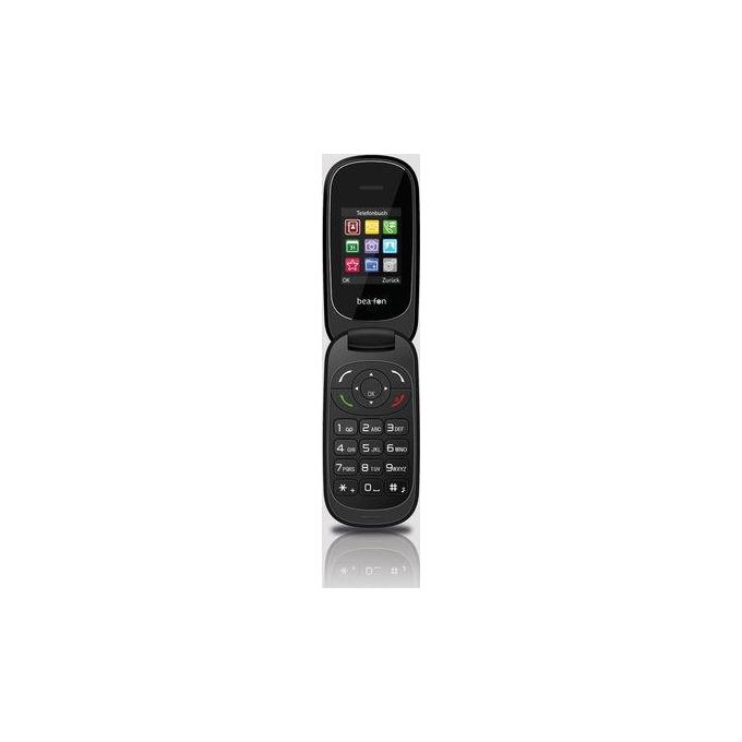 Beafon C220 Telefono Cellulare Clamshell Schermo 1 77 Pollici Fotocamera 0 08 MP Memoria Espandibile fino a 16 GB Batteria 800 mAh colore Nero
