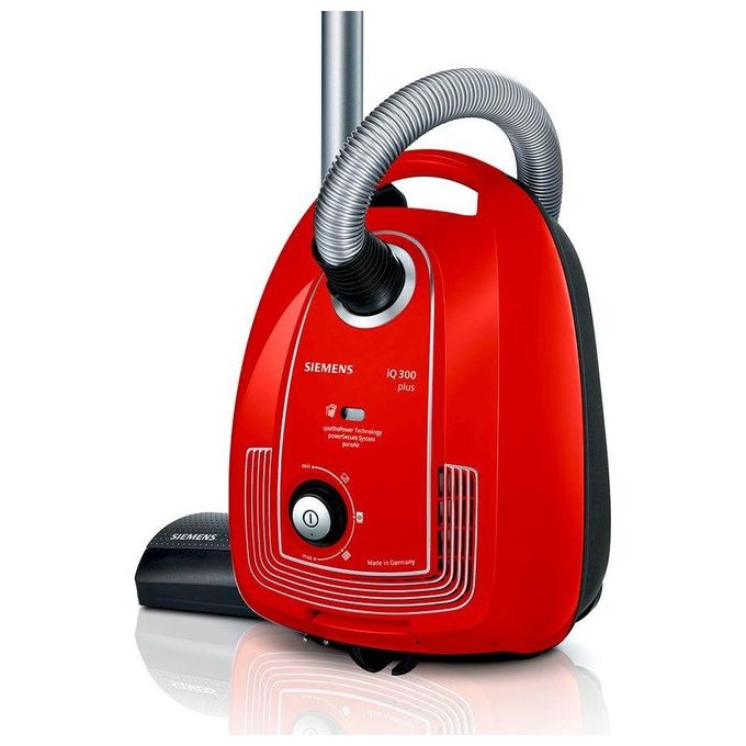 Siemens VSP3AAAA Aspirapolvere 750W con Sacchetto per la Polvere Rosso