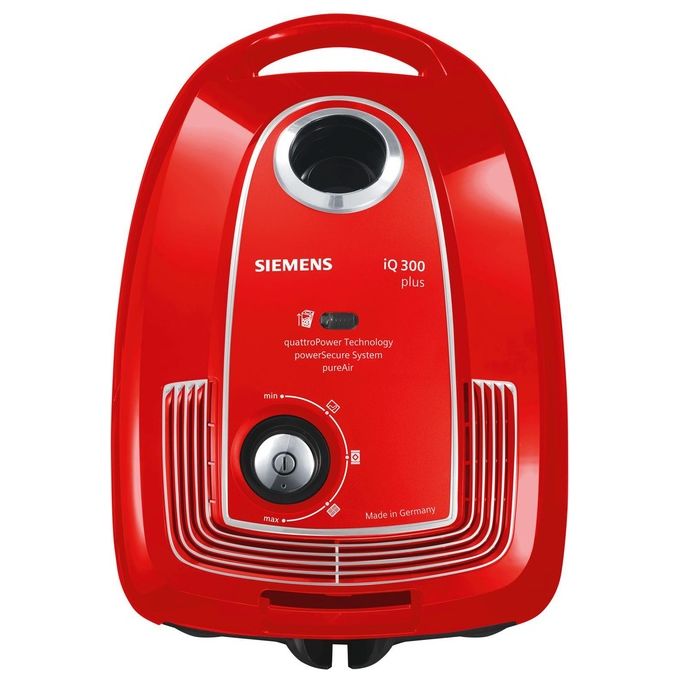 Siemens VSP3AAAA Aspirapolvere 750W con Sacchetto per la Polvere Rosso