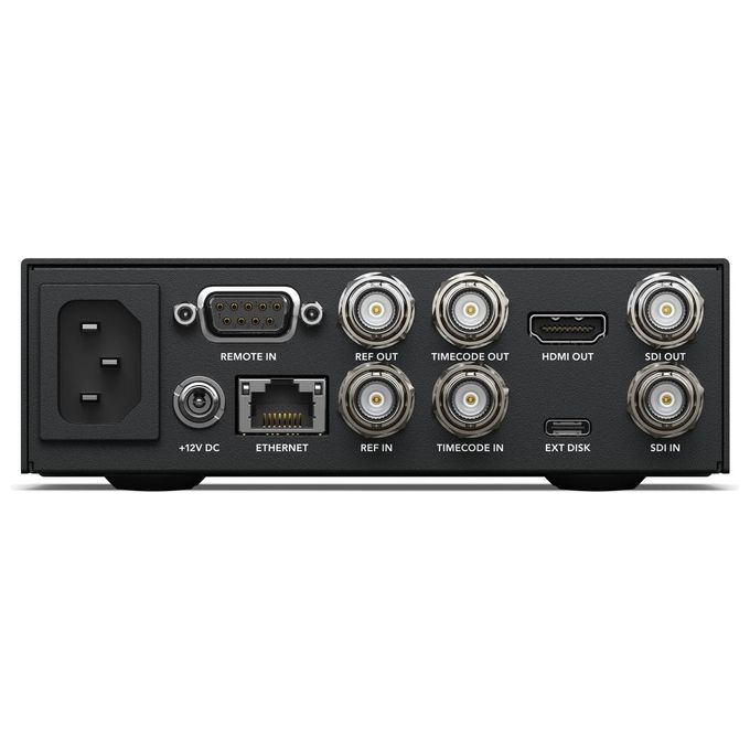 Blackmagic Design HYPERD-ST-DAHM HyperDeck Studio HD Mini Registratore Video 3G-SDI HDMI USB-C 2 Slot SD colore Nero