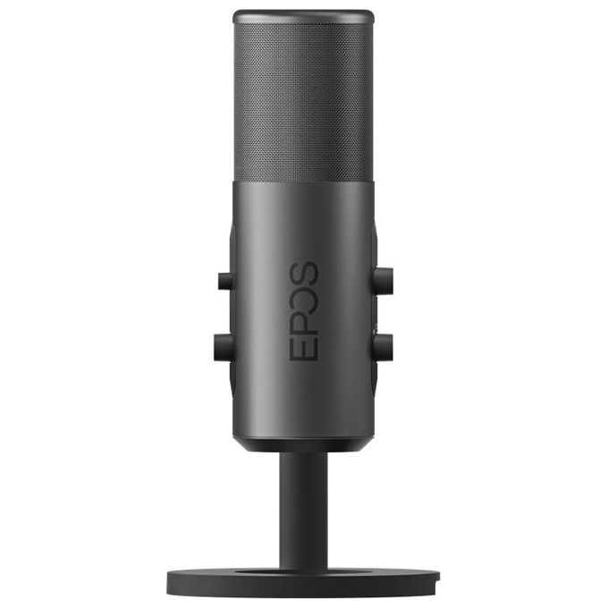 Epos 1000417 B20 Microfono da Studio USB C 4 Pattern Polari 48 kHz 24 bit PC Mac PS4 colore Grigio