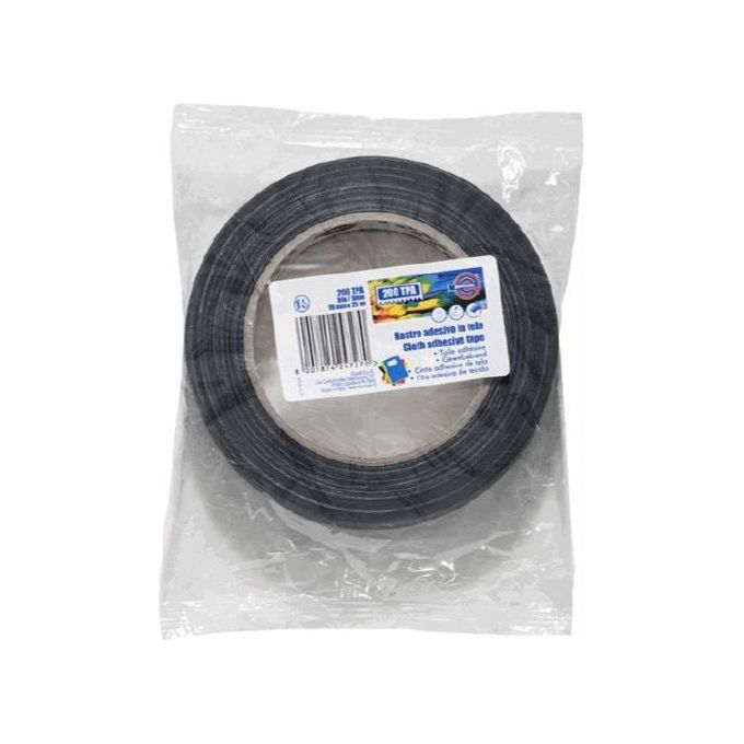 Eurocel Nastro Telato Tpa200 Nero 19mmx25mt