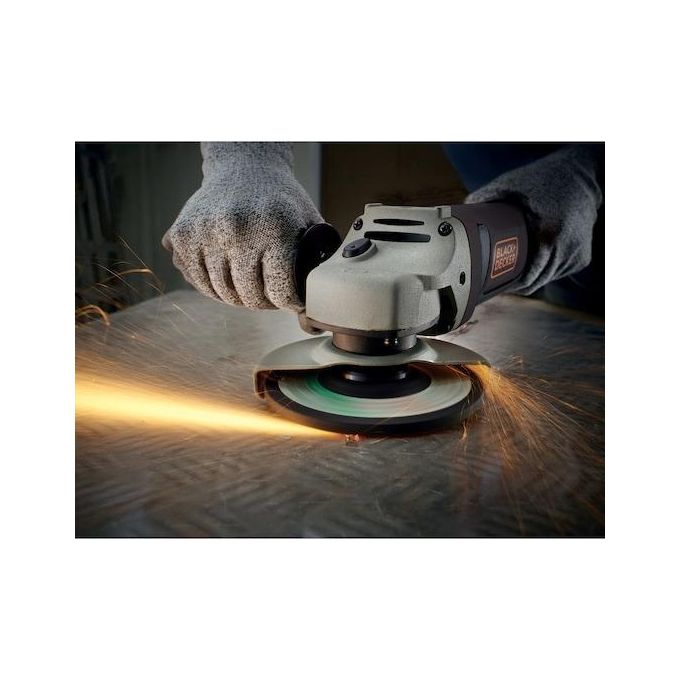 Black+Decker KG1202 Smerigliatrice Angolare 1200W 115-125mm con Avviamento Soft Start