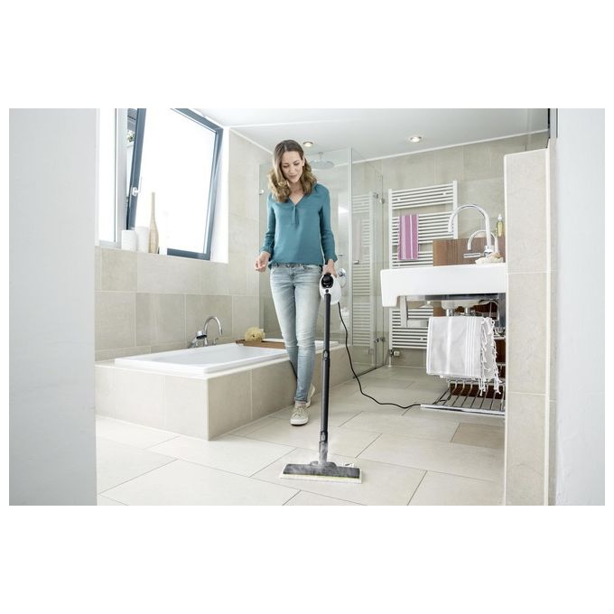 Kärcher SC 1 EASYFIX Pulitore a Vapore Portatile 1200 W 3 bar 0,2 L superficie 20 m² colore Bianco