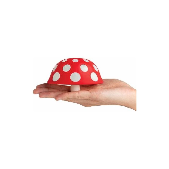 Ototo Design OT969 Magic Mushroom XL Imbuto Pieghevole in Silicone Rosso e Bianco colore Rosso e Bianco