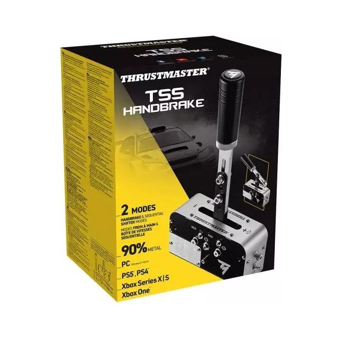Thrustmaster 4060306 TSS Handbrake Freno a Mano Progressivo e Cambio Sequenziale PC PS5 PS4 Xbox Series X S Xbox One colore Nero