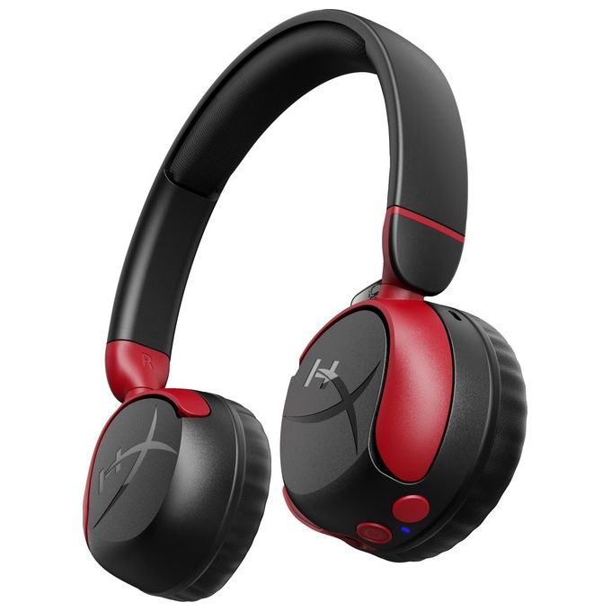 HyperX 7G8F1AA Cloud Mini Cuffie Gaming Wireless Bluetooth 5.3 Microfono Flip-to-mute 25h autonomia colore Nero