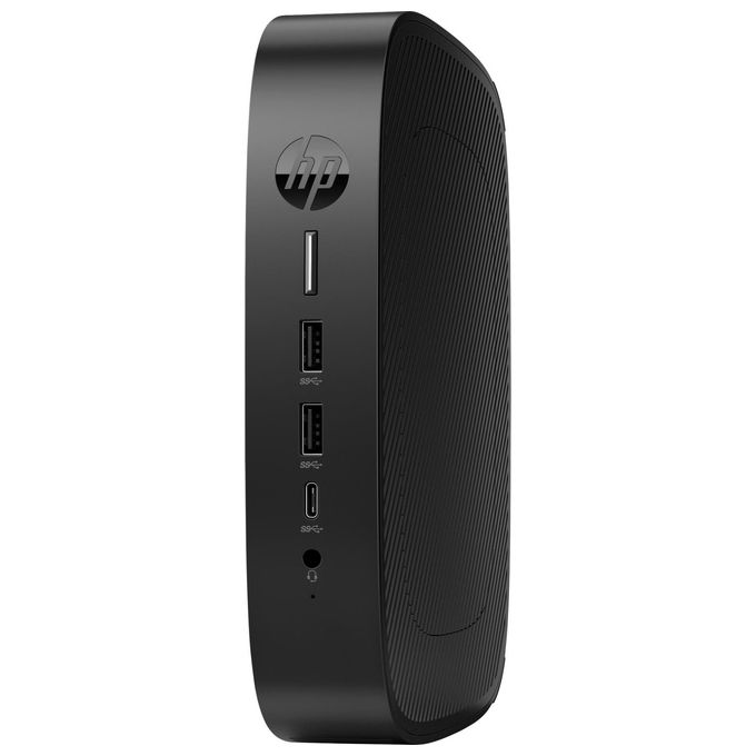 HP 5H0W3EA#ABZ Elite t655 Thin client AMD Ryzen Embedded R2314 8 GB RAM 64 GB eMMC Windows 10 IoT Enterprise colore Nero