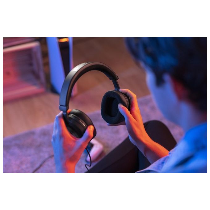 Trust 24715 GXT 498 Forta Cuffie Gaming Over-Ear PS5 PS4 Driver 50mm Microfono Staccabile Jack 3.5mm colore Nero