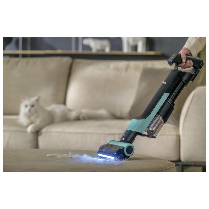 Hoover HF201P 011 HF2 Aspirapolvere Scopa Elettrica a Batteria Ciclonica Senza Sacchetto 1 L 40 min autonomia colore Blu