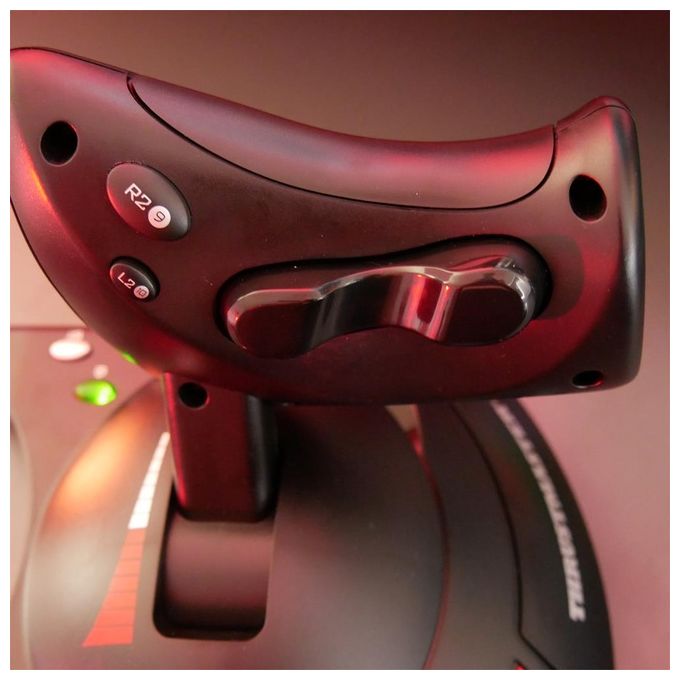 Thrustmaster T.Flight Hotas X Joystick Nero per PC, Manetta Staccabile, Simulazione Volo