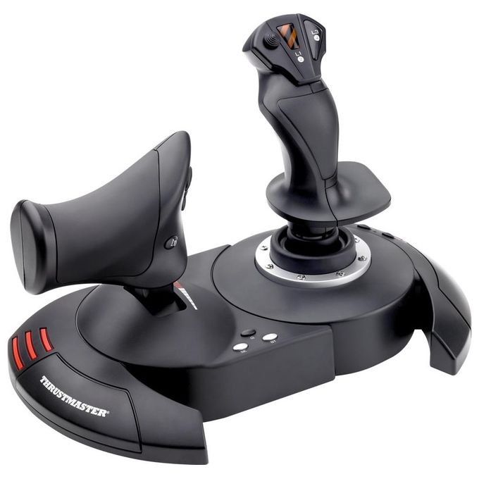 Thrustmaster T.Flight Hotas X Joystick Nero per PC, Manetta Staccabile, Simulazione Volo