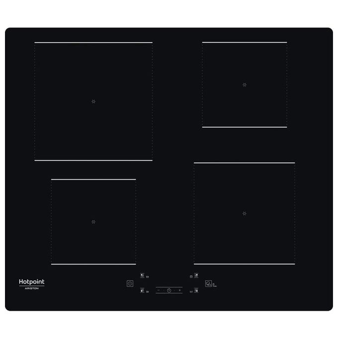 Hotpoint HQ 5660S NE Piano Cottura ad Induzione 4 Zone 60 cm Nero