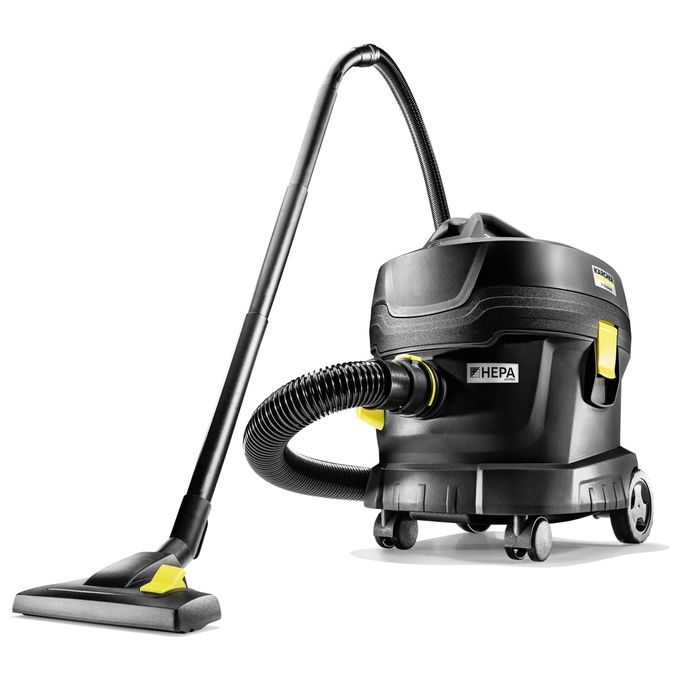 Kärcher T111CLASSICHEPA Aspirapolvere a Cilindro con Sacco HEPA 14 11 L 850 W 61 dB colore Nero Giallo