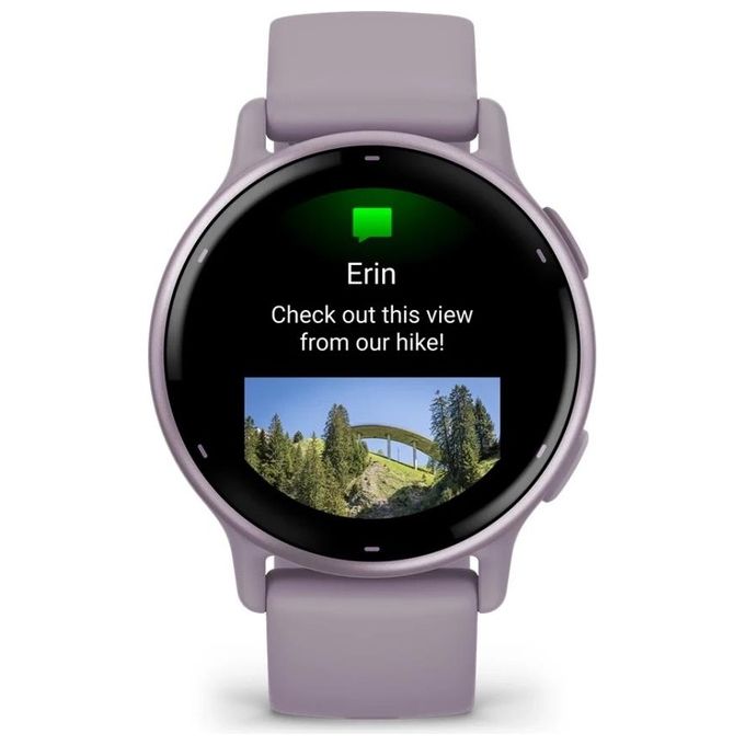 Garmin 010-02862-15 Vivoactive 5 Smartwatch AMOLED 1.2'' GPS 5 ATM Batteria 11 giorni colore Orchid
